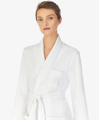 Lauren Ralph Quilted Shawl Collar Short Robe