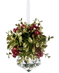 Ganz Red Kissing Krystals Mini Ornament
