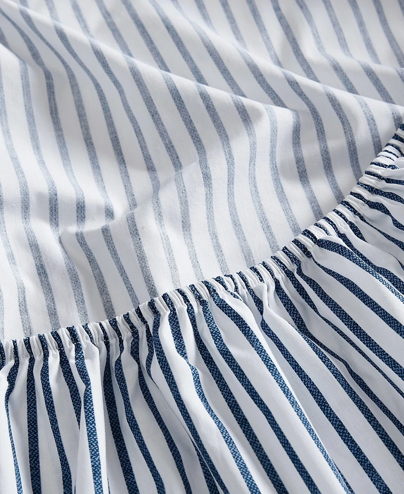 Nautica Harmead Cotton Percale -Piece Sheet Set
