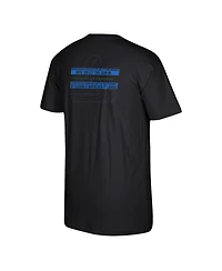Men's Mitchell & Ness Kareem Abdul-Jabbar Black Social Justice Warrior Drop Knowledge T-shirt