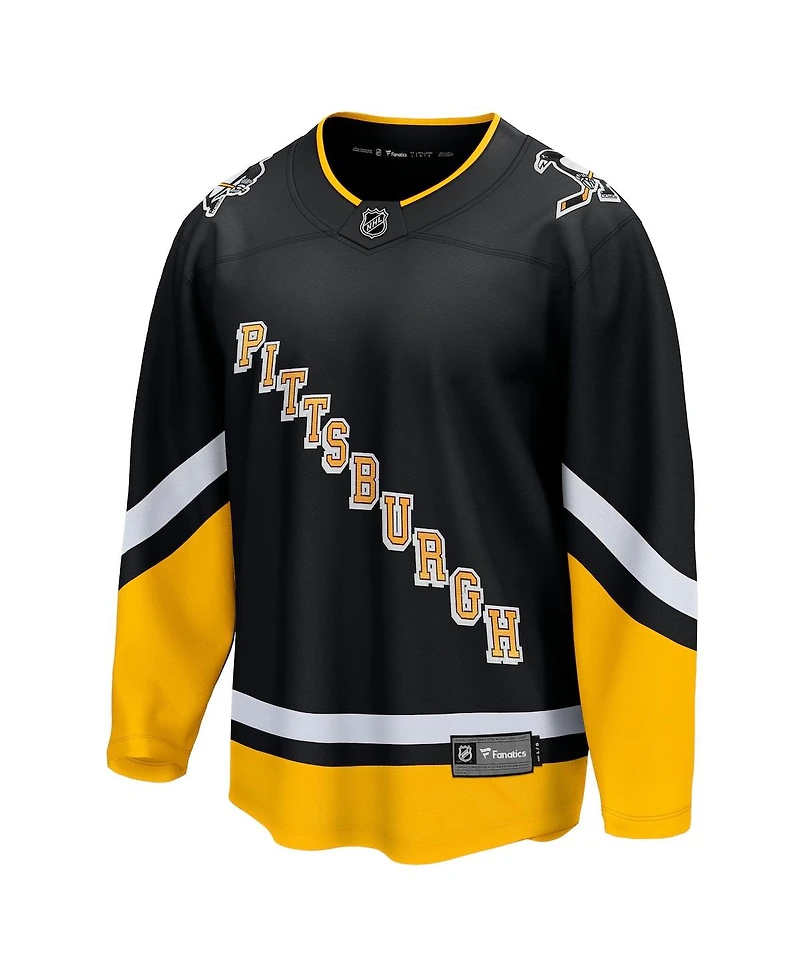 Men's Fanatics Black Pittsburgh Penguins 2021/22 Alternate Premier Breakaway Jersey
