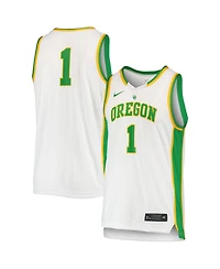 Nike Men's #1 Oregon Ducks Replica Team Basketball Jersey