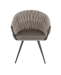 Lumisource Braided Matisse Contemporary Chair