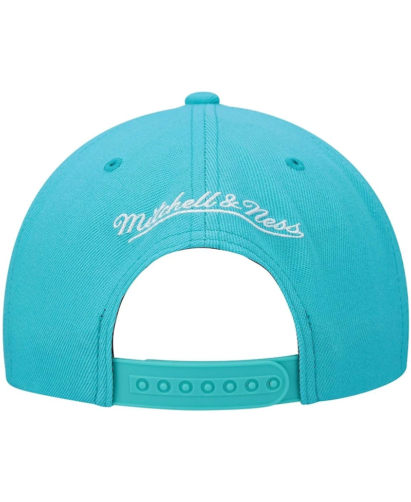 Men's Mitchell & Ness Teal San Antonio Spurs Hardwood Classics Team Ground 2.0 Snapback Hat