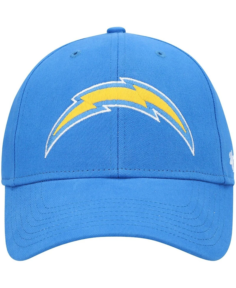 Big Boys '47 Brand Powder Blue Los Angeles Chargers Basic Mvp Adjustable Hat