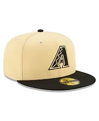 Men's New Era Gold, Black Arizona Diamondbacks City Connect 59FIFTY Fitted Hat
