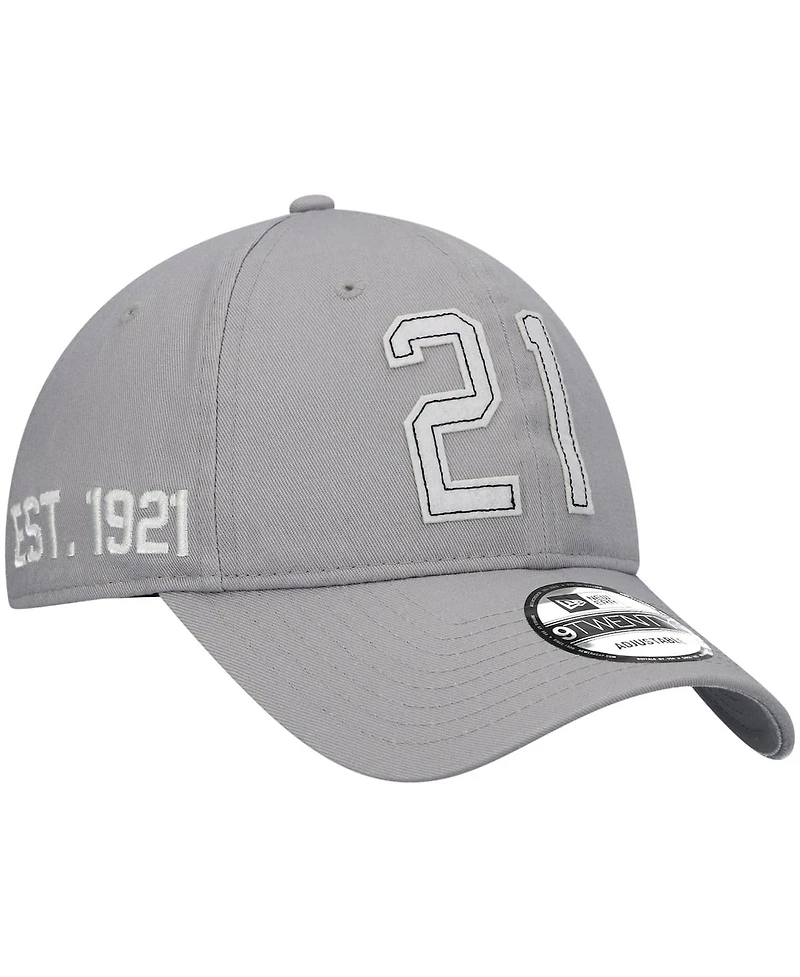 Men's New Era Gray Ireland National Team 100th Anniversary 9TWENTY Adjustable Hat