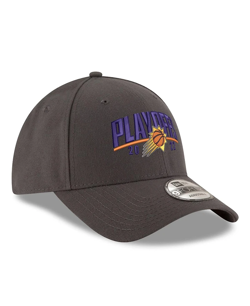 Men's New Era Gray Phoenix Suns 2022 Nba Playoffs Arch 9FORTY Adjustable Hat