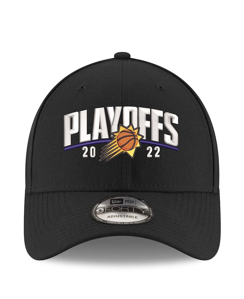 Men's New Era Black Phoenix Suns 2022 Nba Playoffs Arch 9FORTY Adjustable Hat