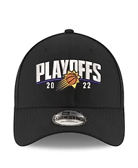 Men's New Era Black Phoenix Suns 2022 Nba Playoffs Arch 9FORTY Adjustable Hat