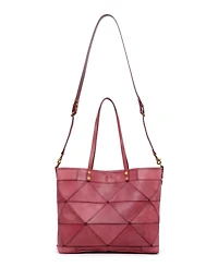 Old Trend Women's Genuine Leather Prism Tote Bag