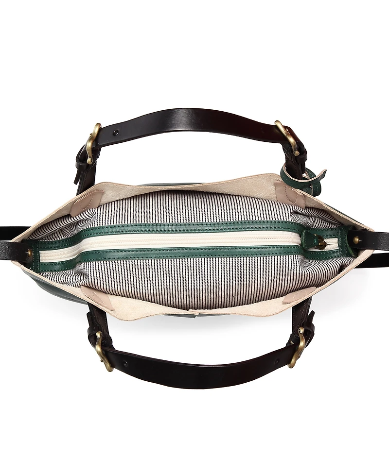 Old Trend Women's Genuine Leather Dip Dye Tote