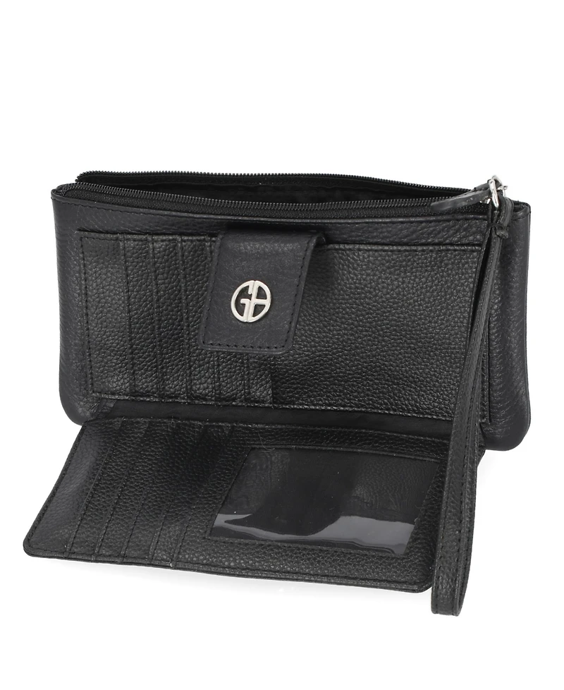 Giani Bernini Softy Grab & Go Leather Wristlet, Exclusively at Macy's
