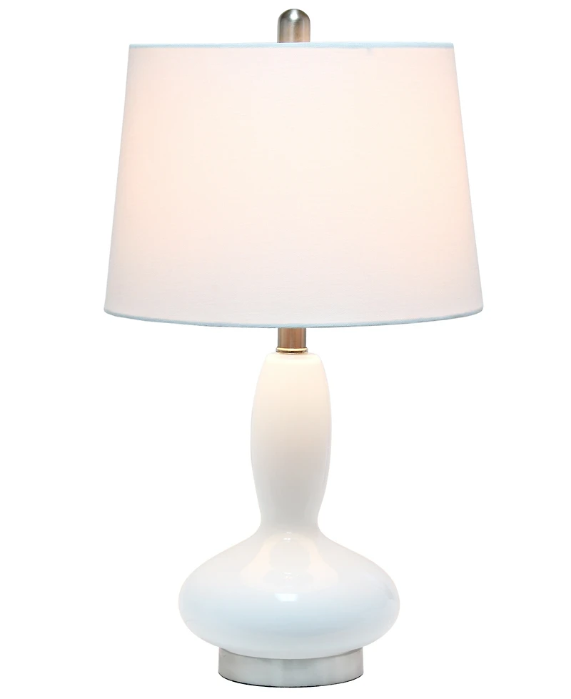Lalia Home Glass Dollop Table Lamp