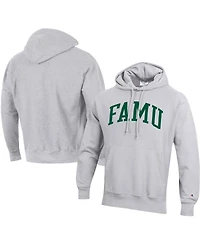 Men's Champion Gray Florida A&M Rattlers Tall Arch Pullover Hoodie