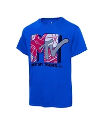 Men's Junk Food Royal Philadelphia 76ers Nba x Mtv I Want My T-shirt