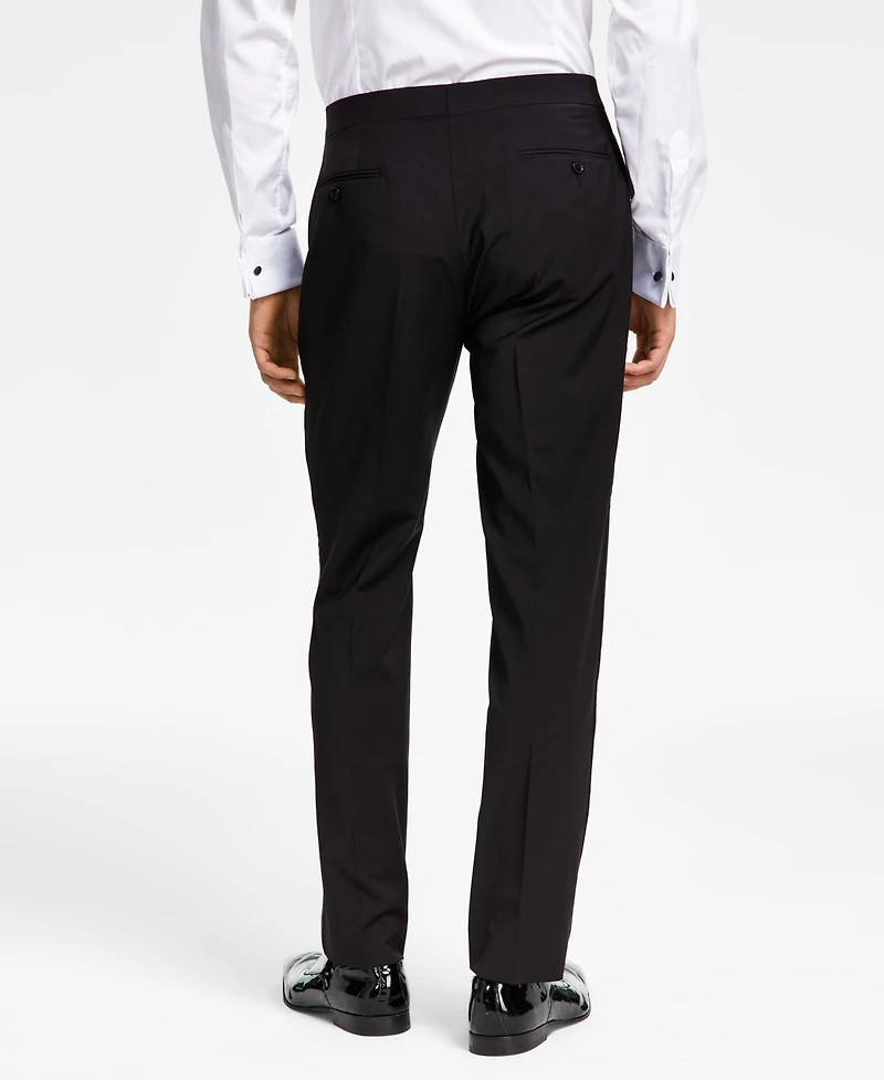Calvin Klein Men's Slim-Fit Infinite Stretch Black Tuxedo Pants - Close Out!