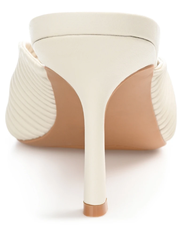 Journee Collection Women's Greer Pleated Sandals