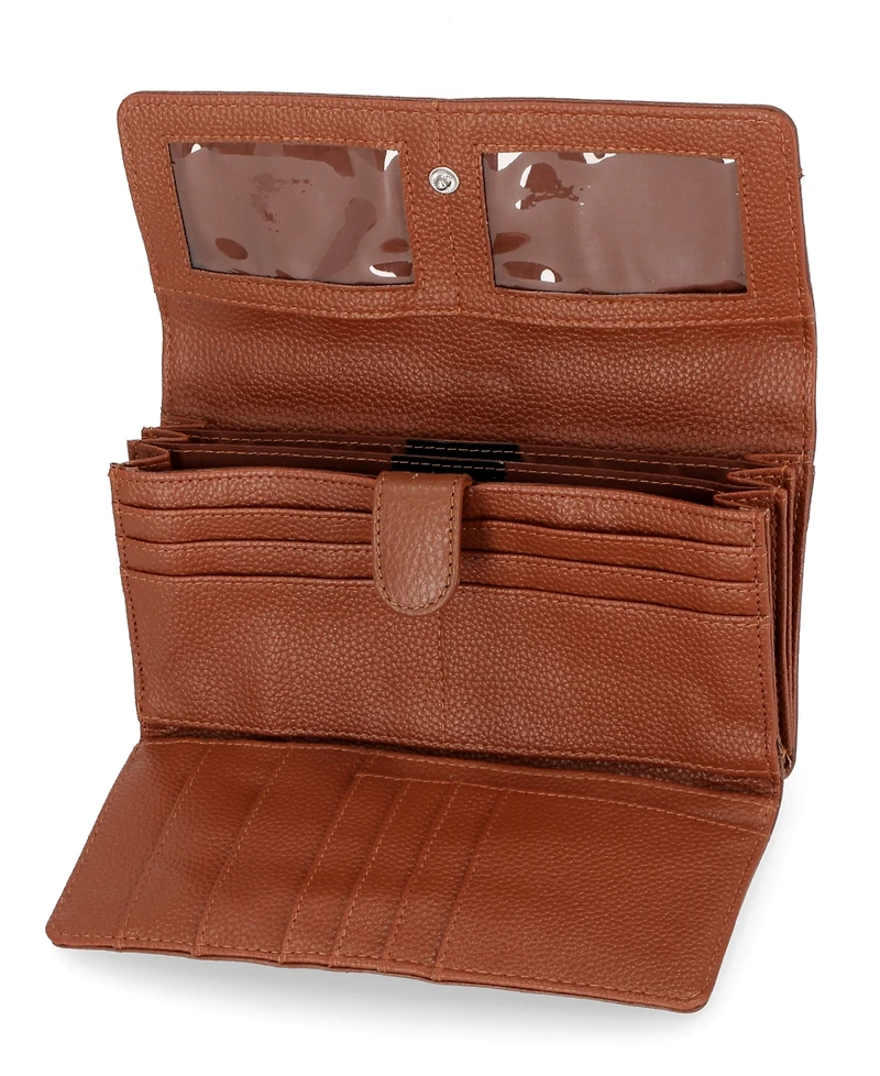 Giani Bernini Pebble Leather Receipt Wallet, Exclusively at Macy's