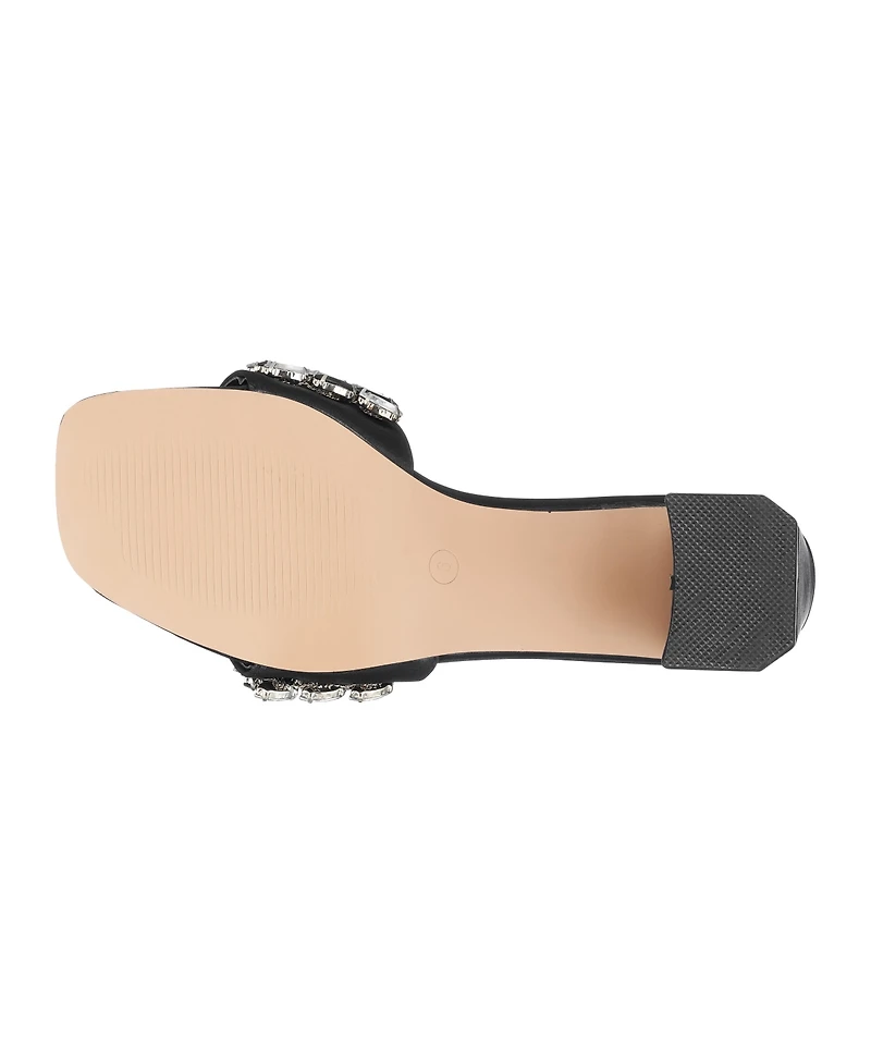 Gc Shoes Women's Drais Embellished Block Heel Sandals