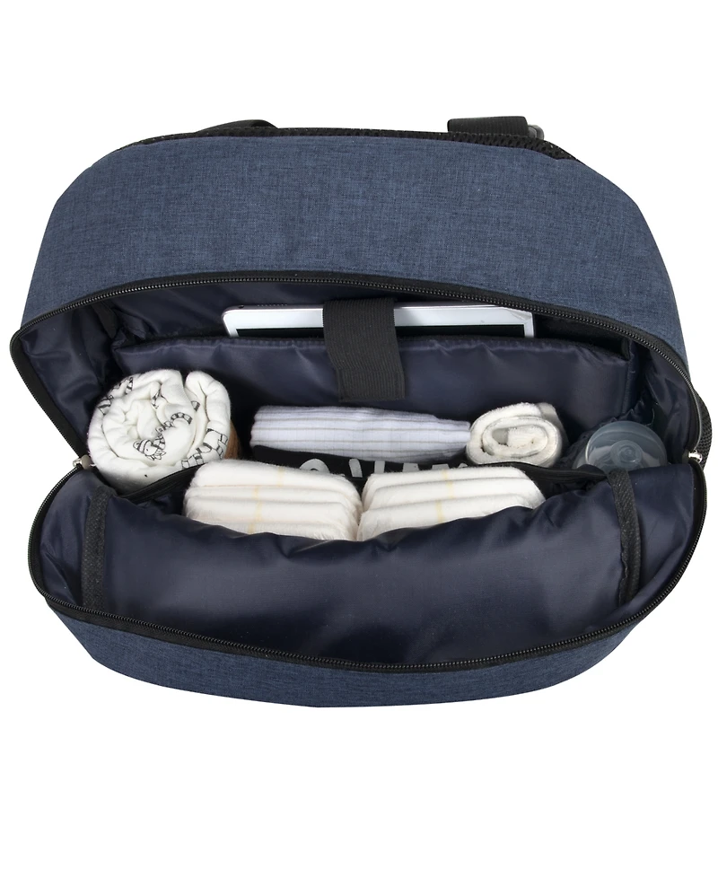 Fisher Price Grayson Denim Diaper Backpack