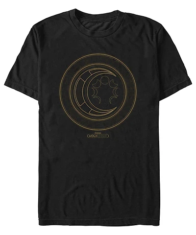 Men's Moon Knight Hieroglyphics Logo Short Sleeve T-shirt