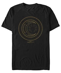 Men's Moon Knight Hieroglyphics Logo Short Sleeve T-shirt