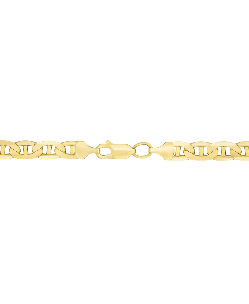 Men's Solid Mariner Chain Bracelet (5-5/8mm) in 10k Gold