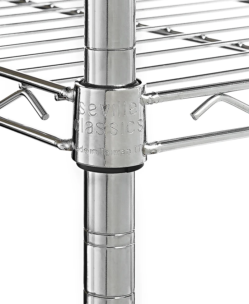 Seville Classics 4-Tier Steel Wire Shelf