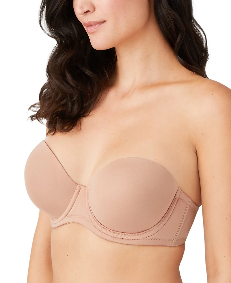 Wacoal Red Carpet Full Figure Underwire Strapless Bra 854119, Up To I Cup