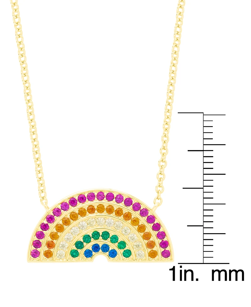 Macy's Women's Rainbow Pendant Necklace
