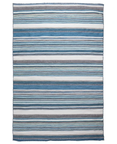 Liora Manne' Sonoma Malibu Stripe 5' x 7'6" Outdoor Area Rug