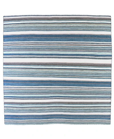 Liora Manne' Sonoma Malibu Stripe 8' x Square Outdoor Area Rug