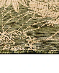 Liora Manne' Carmel Sunflower Field 7'10" x 9'10" Outdoor Area Rug