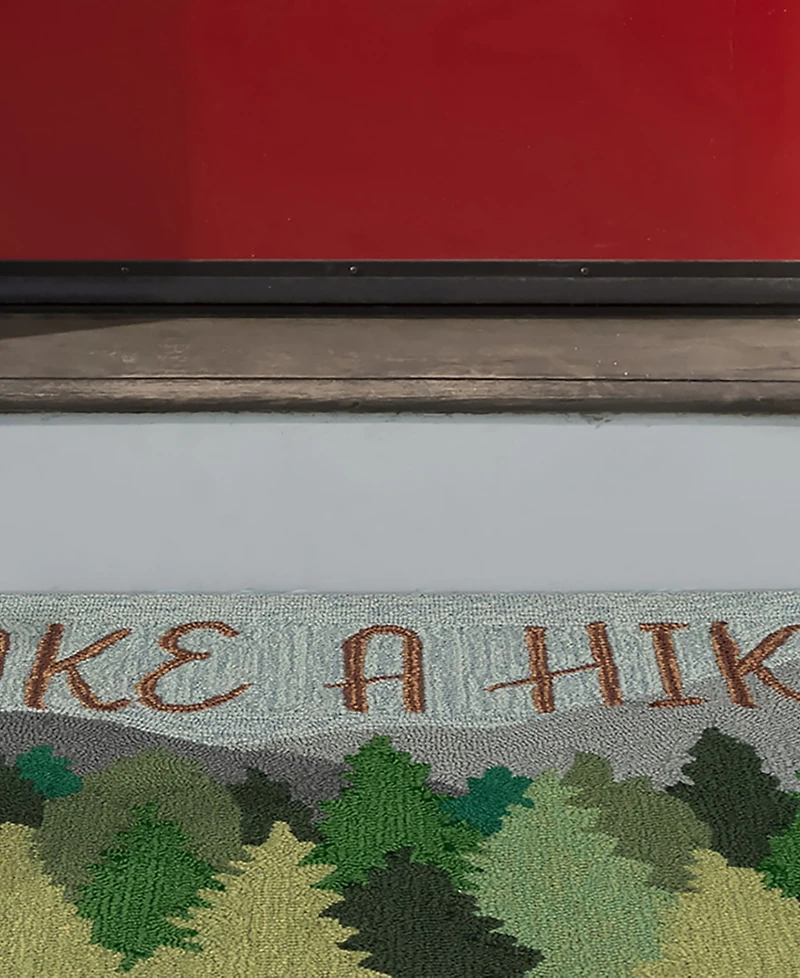 Liora Manne' Frontporch Take A Hike 2'6" x 4' Outdoor Area Rug