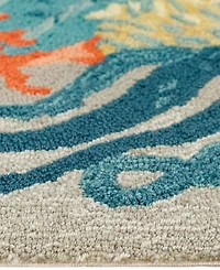 Liora Manne' Frontporch Octopus 2'6" x 4' Outdoor Area Rug