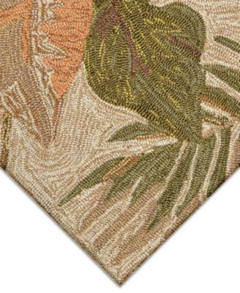 Liora Manne Ravella Tropical Leaf Area Rug