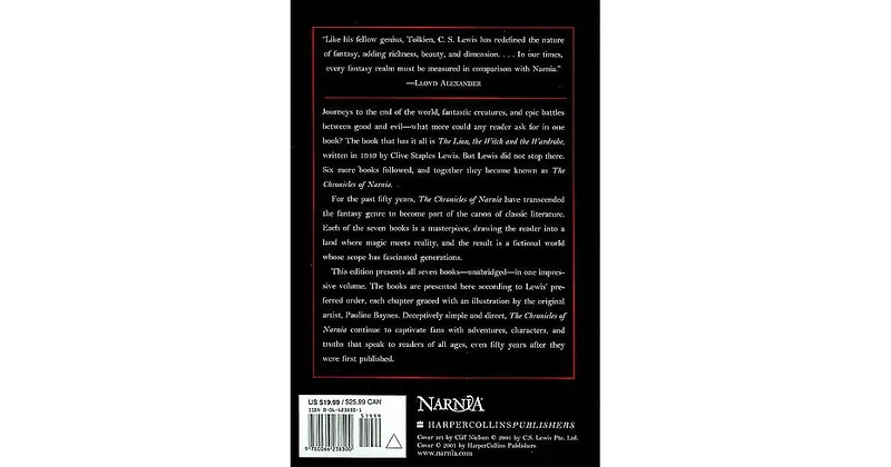 The Chronicles of Narnia (in One Volume) by C. S. Lewis