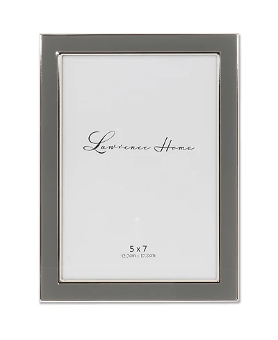 Metal and Enamel Picture Frame, 5" x 7"