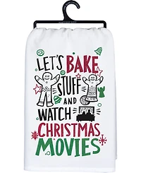 Primitives by Kathy Let's Bake Stuff and Watch Christmas Movies' Kitchen Tea Towel