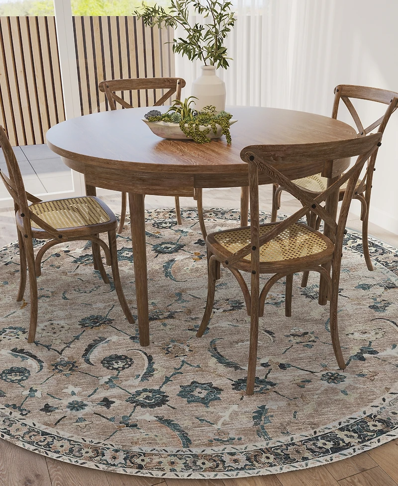 Dalyn Jericho Washable JC4 6' x Round Area Rug