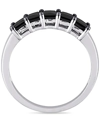 Black Diamond Anniversary Ring (1-1/4 ct. t.w.) 10k White Gold
