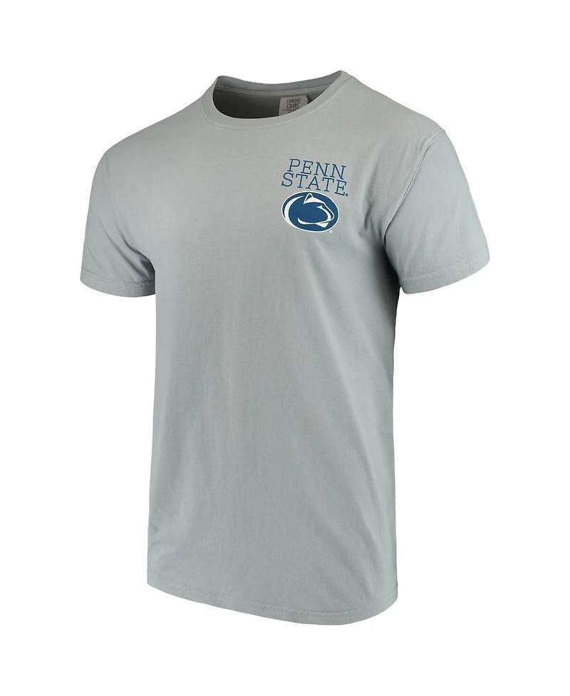 Men's Gray Penn State Nittany Lions Comfort Colors Campus Scenery T-shirt