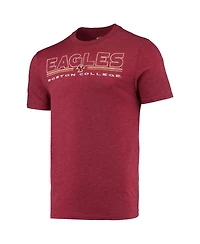 Men's Concepts Sport Heathered Charcoal, Maroon Boston College Eagles Meter T-shirt and Pants Sleep Set