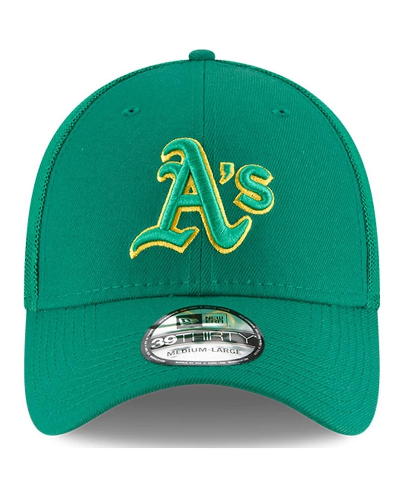 Big Boys New Era Green Oakland Athletics 2022 Batting Practice 39THIRTY Flex Hat