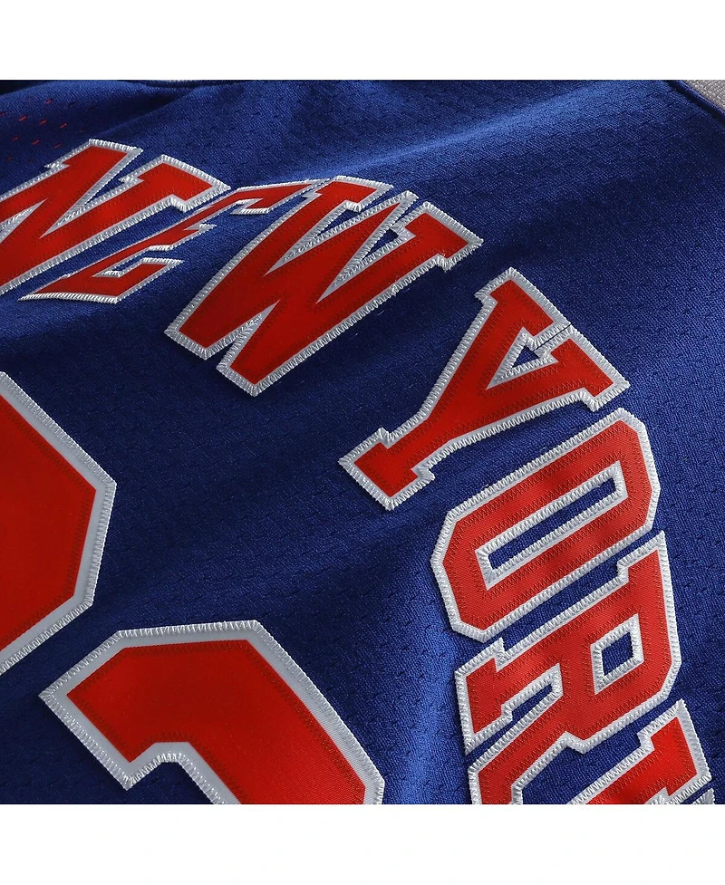 Men's Mitchell & Ness Patrick Ewing Blue New York Knicks 1991-92 Hardwood Classics Swingman Jersey