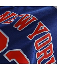 Men's Mitchell & Ness Patrick Ewing Blue New York Knicks 1991-92 Hardwood Classics Swingman Jersey