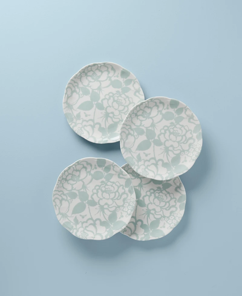 Lenox Butterfly Meadow Cottage Accent Plates, Set of 4