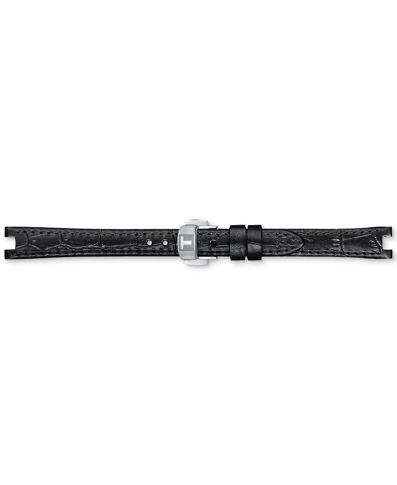 Tissot Women's Swiss Bellissima Black Leather Strap Watch 26mm