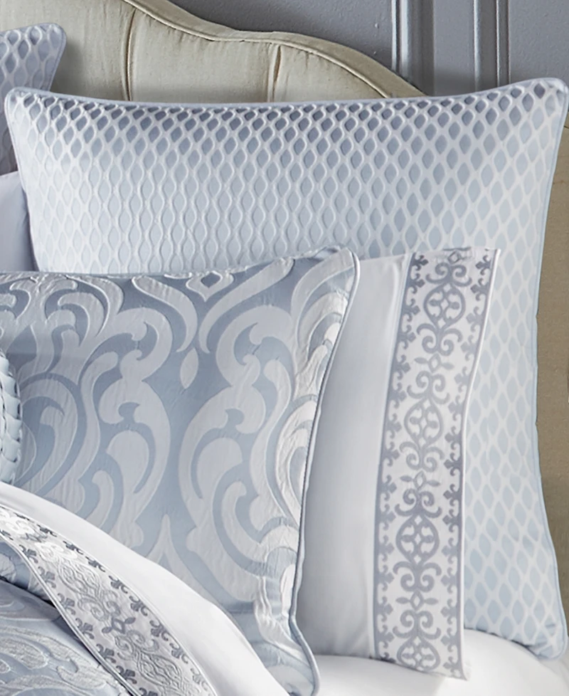 J Queen New York Astoria Powder Blue Sham, European